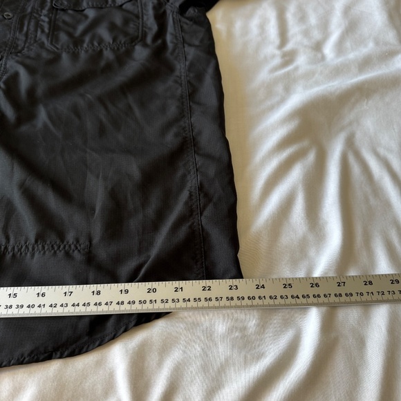 Avia Men's Outdoor Performance Camp Shirt Black Large Lightweight Hiking Camping - Picture 13 of 14